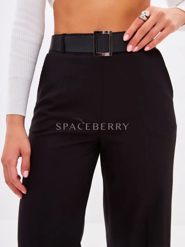 Брюки школьные прямые широкие палаццо классические